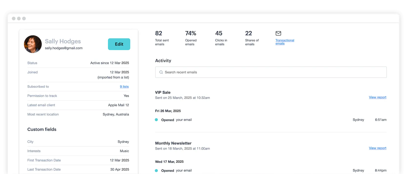 Email list segmentation overview
